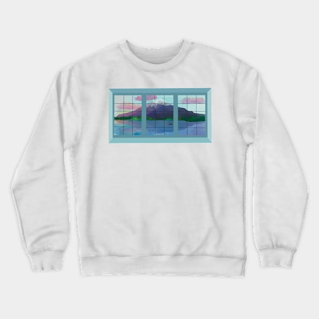 Mount Fuji Crewneck Sweatshirt by Alex McGoran’s Store